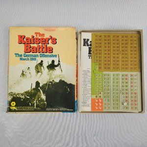 The Kaiser's Battle Vintage 1980 War Game by SPI